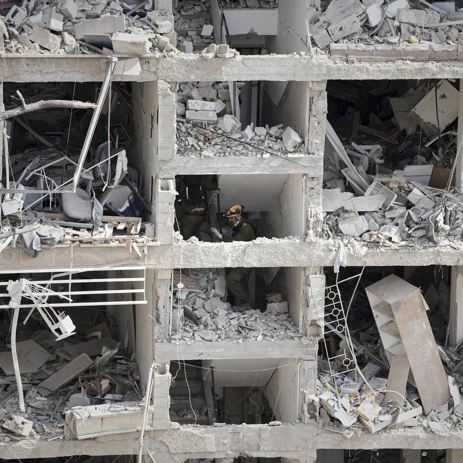 Photos show damage in Haifa and Tel Aviv in the latest Iranian missile barrage